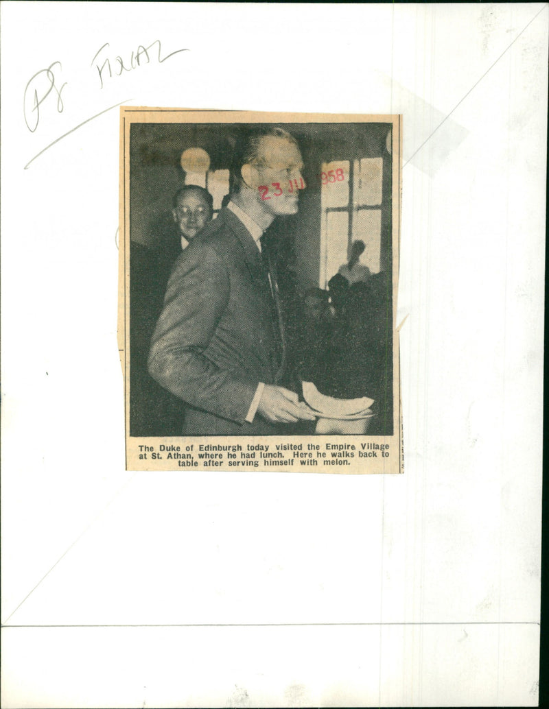 The duke of Edinburgh - Vintage Photograph