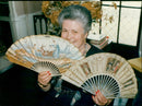 A collection of the 18th, 19th and 20th century fans - Vintage Photograph
