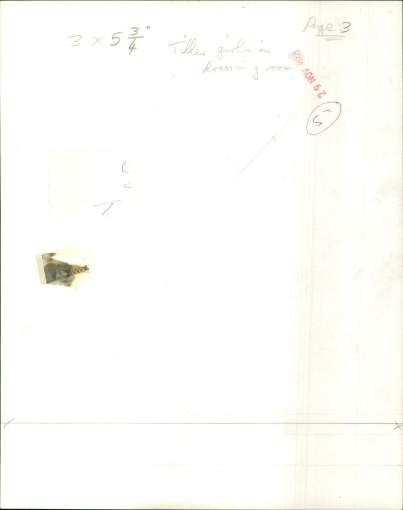 Tiller girls in the dressing room - Vintage Photograph