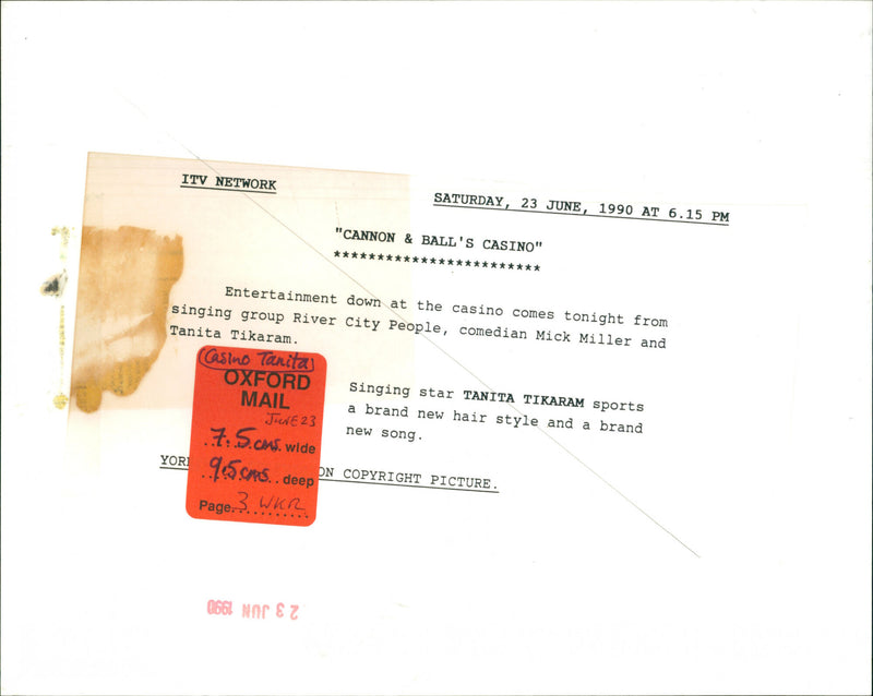 Tanita Tikaram - Vintage Photograph