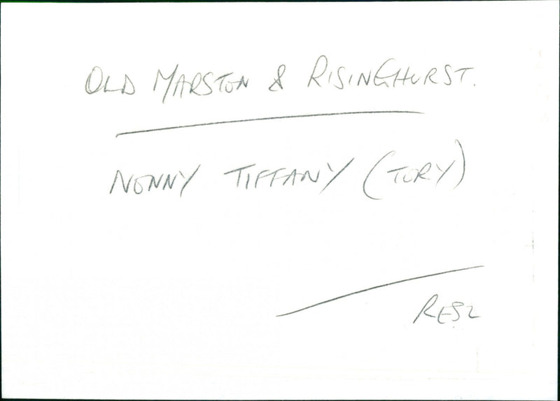 Nonny Tiffany - Vintage Photograph