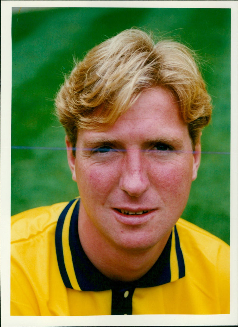 Anton Rogan of Oxford United Football Club in action. - Vintage Photograph