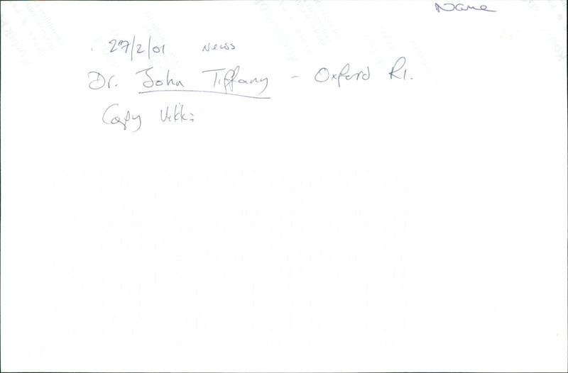 Dr. John Tiffany - Vintage Photograph