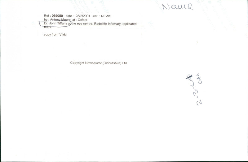 Dr. John Tiffany - Vintage Photograph