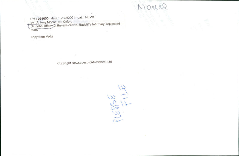 Dr. John Tiffany - Vintage Photograph