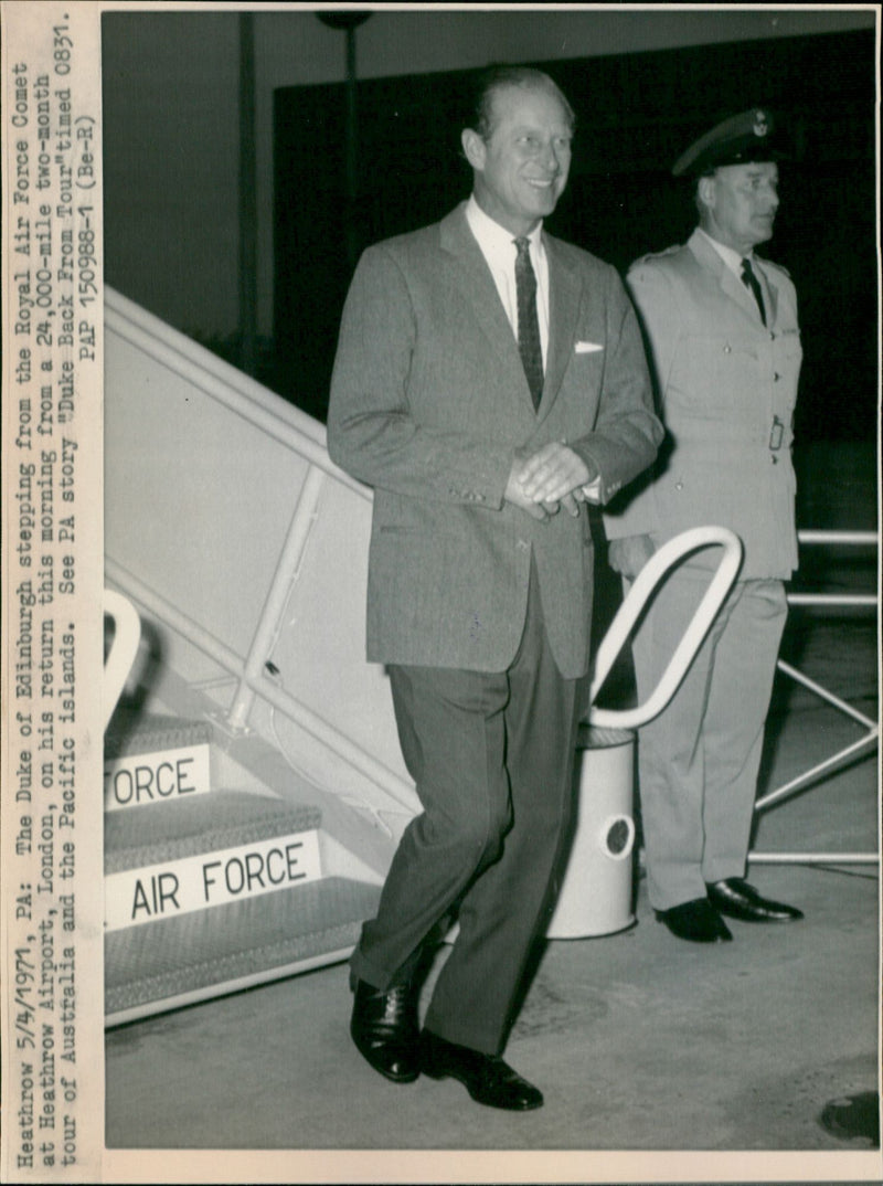 Prince Philip, Duke of Edinburgh - Vintage Photograph
