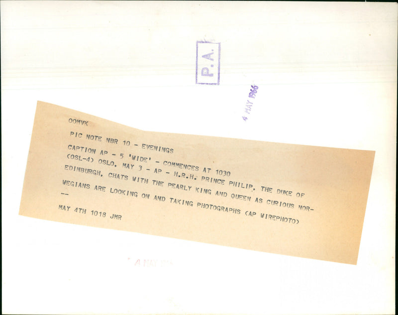 Prince Philip, Duke of Edinburgh - Vintage Photograph