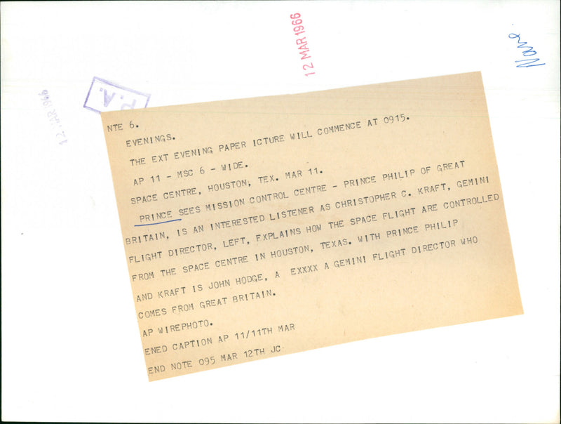 Prince Philip, Duke of Edinburgh - Vintage Photograph