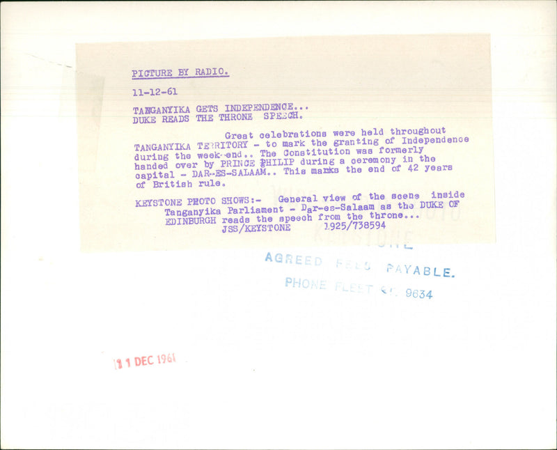 Prince Philip, Duke of Edinburgh - Vintage Photograph