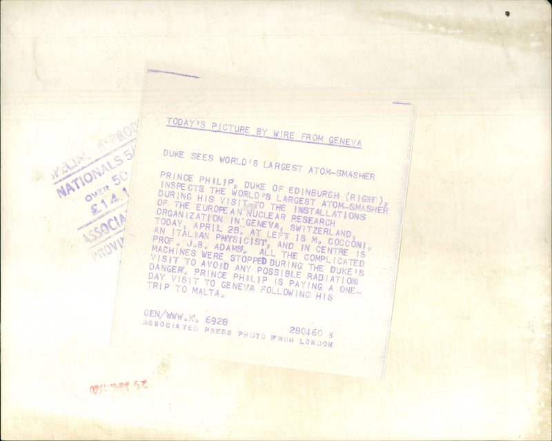 Prince Philip, Duke of Edinburgh - Vintage Photograph