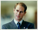 Prince Edward visits Leicester, England. - Vintage Photograph