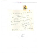 Geoff Dunbar at the BAFTA Awards, winning Best Animated Film in 1984. - Vintage Photograph