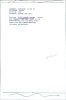 Peter Rhoades-Brown, Oxford United Community Officer, poses with his medal after completing the London Marathon yesterday on crutches. - Vintage Photograph