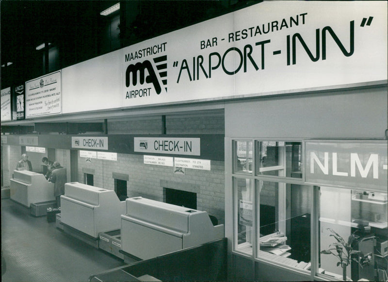 Maastricht Airport - Vintage Photograph