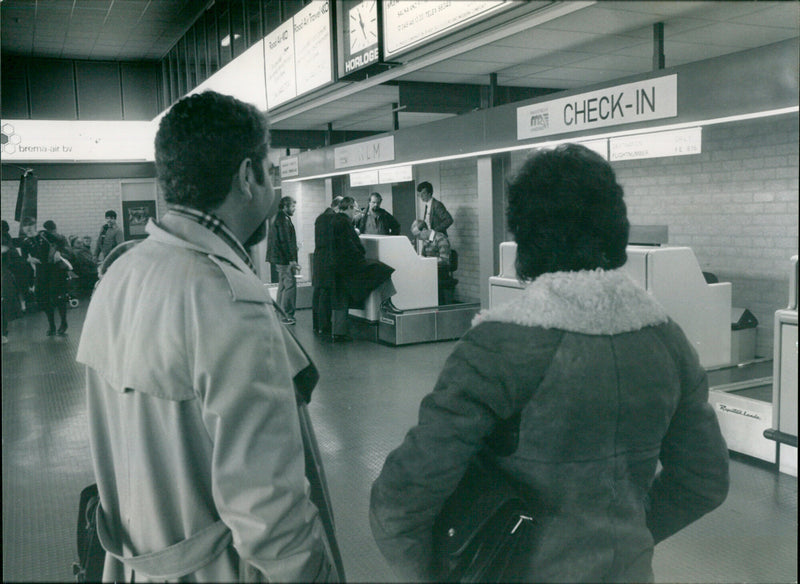 Maastricht Airport - Vintage Photograph