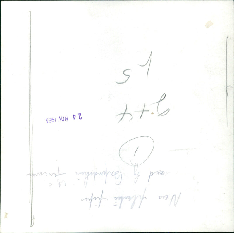 A group of people attending a film screening at the Expoodshein in Berlin, Germany. - Vintage Photograph