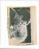 Tom Hanks and Daryl Hannah embrace in a romantic scene from the 1984 movie "Splash". - Vintage Photograph