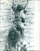 Actors from the film Monty Python's "Life of Brian" pose together in 1980. - Vintage Photograph