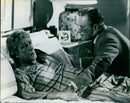 A scene from the comedy film "S.O.B." starring Julie Andrews and William Holden. - Vintage Photograph