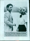 Sean Penn and Madonna attend the premiere of their new movie, Shanghai Surprise, in pre-war Shanghai. - Vintage Photograph