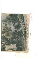 Richard Roundtree and Vonetta McGee in a scene from the MGM-EMI film "Shaft in Africa." - Vintage Photograph