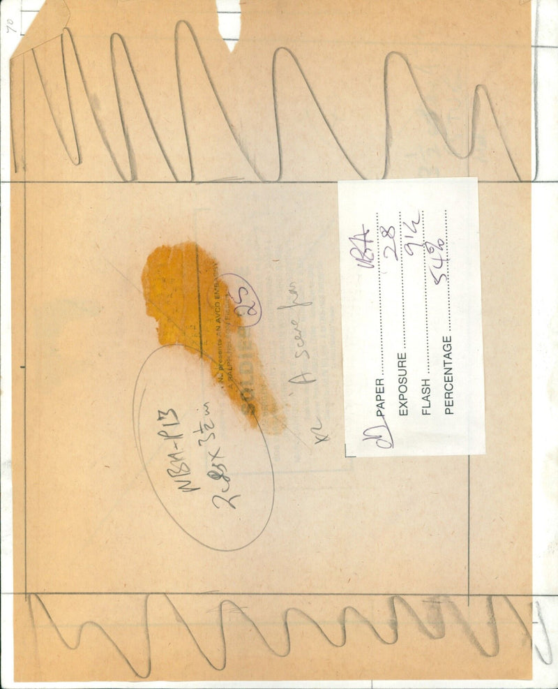 Scene from the movie "Soldier Blue" directed by Ralph Nelson. - Vintage Photograph