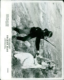 A scene from the movie "Soldier Blue" is captured in this photograph taken on March 29, 1974. - Vintage Photograph