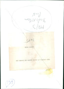 Enid Griffin waters her epiphyllum in Witney. - Vintage Photograph