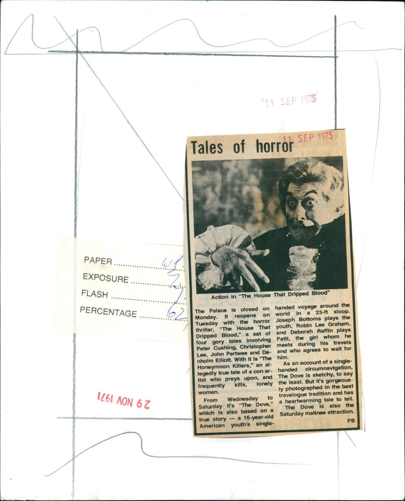 The House That Dripped Blood - Vintage Photograph