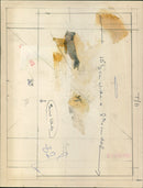 A snow-covered landscape in winter - Vintage Photograph