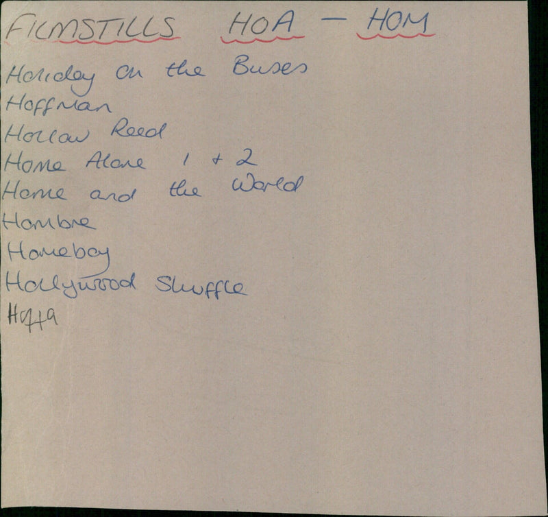 A collection of classic films from the 1970s and 1980s - Vintage Photograph