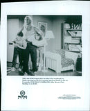 WWF star Hulk Hogan stars in the sci-fi comedy "Suburban Commando" on Sky Movies Plus on Sunday 11th at 8pm. - Vintage Photograph