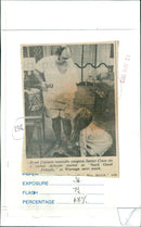 Dyan Cannon and James Coco in a scene from the movie "Such Good Friends" - Vintage Photograph