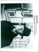 David Bowie in a scene from the movie The Hunger. - Vintage Photograph