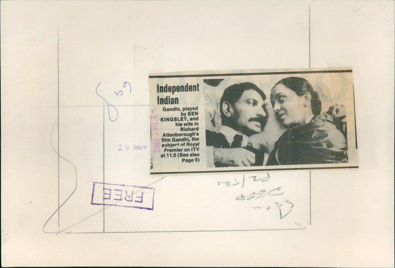 Gandhi - Vintage Photograph