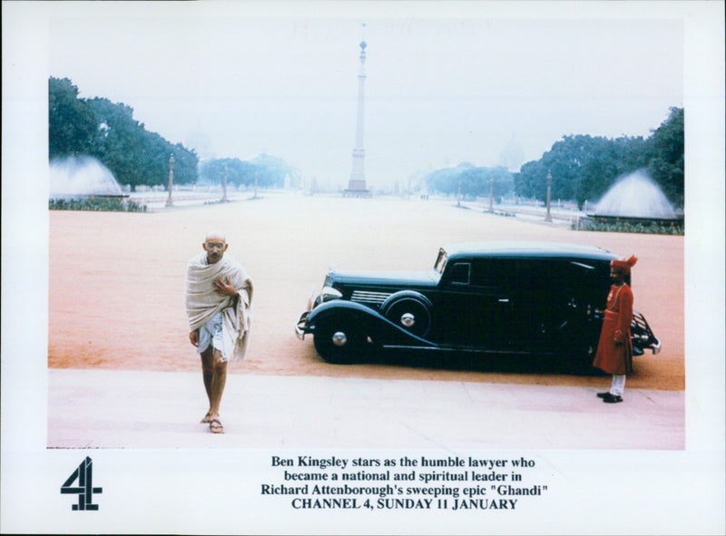 Ghandi - Vintage Photograph