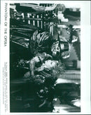 Robert Englund and Stephanie Lawrence in a scene from the film "Phantom of the Opera". - Vintage Photograph