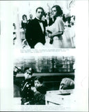 Robert De Niro and Elizabeth McGovern in a scene from the movie "Once Upon A Time In America". - Vintage Photograph