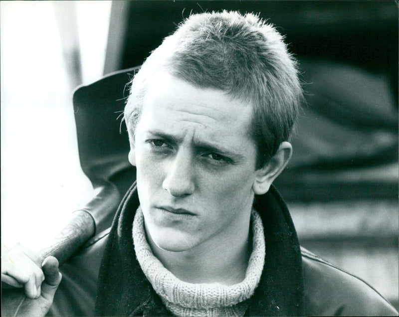 The Who members Roger Daltrey, John Entwistle, and Pete Townshend film "Quadrophenia," a Freseni a Curdsneli-den Production. - Vintage Photograph