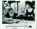 Actress Molly Ringwald and Annie Potts star in the 1986 film "Pretty in Pink". - Vintage Photograph