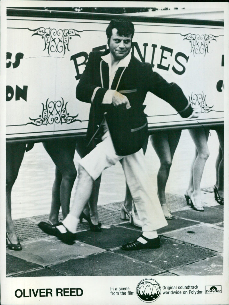 Joey Oliver Reed and Megs Nies in a scene from the 1975 film "499". - Vintage Photograph