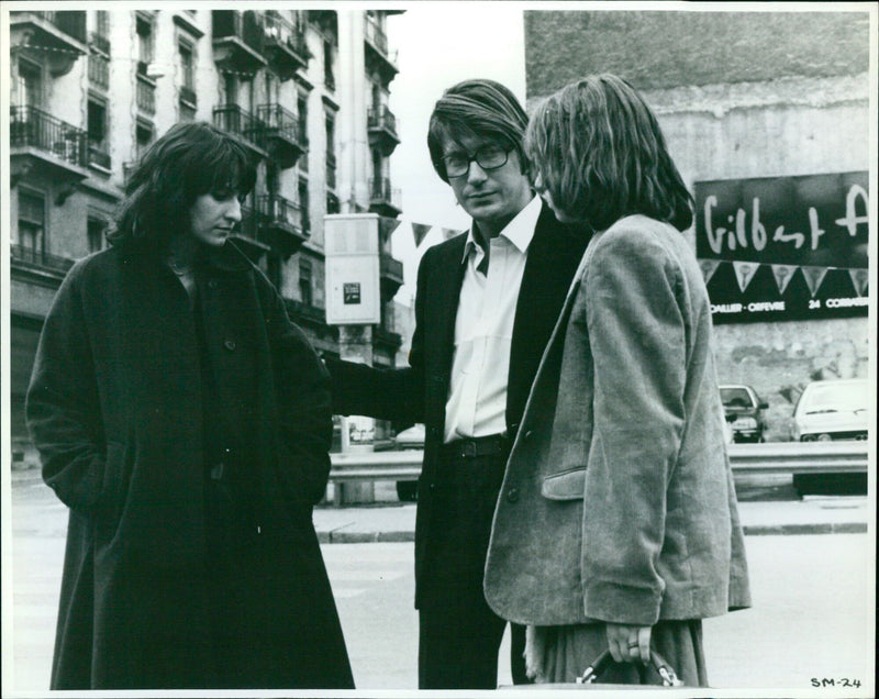 A still from the 1981 French film "Suave Qui Peut La Vie" directed by Jean-Luc Godard. - Vintage Photograph