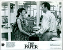 Michael Keaton and Marisa Tomei in a scene from the film "The Paper" - Vintage Photograph