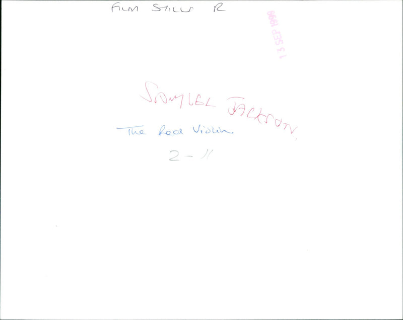 A scene from the 1999 film 'The Red Violin' directed by LEL Jackson. - Vintage Photograph