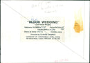 Blood Wedding - Vintage Photograph