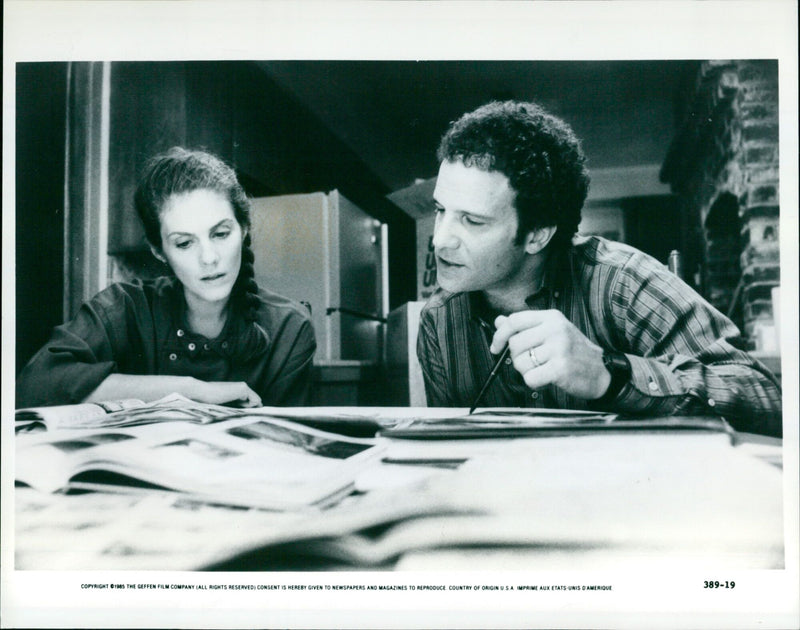 Actress Julie Hagerty looks dejected in this scene from her 1994 film, "Lost in America." - Vintage Photograph