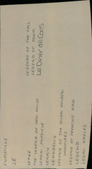 An iconic still of the cast of "Le Lepke The Legend of Hell House" on the set of the movie. - Vintage Photograph