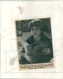 Barret Oliver as Bastian in a scene from the movie "The Neverending Story" at the Chandos cinema. - Vintage Photograph