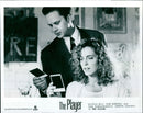 Tim Robbins and Gretta Scacchi in a scene from the 1992 film, "The Player". - Vintage Photograph