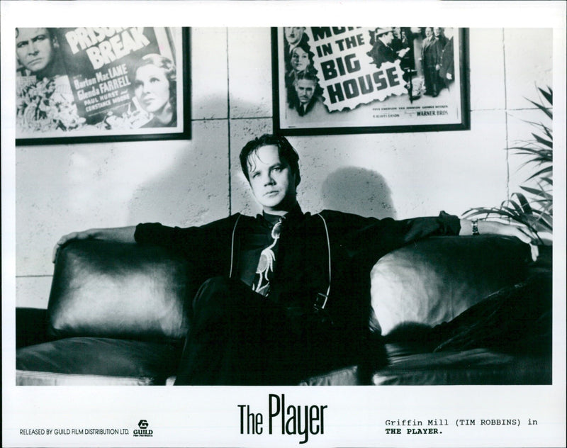 Tim Robbins as Griffin Mill in the 1992 film The Player. - Vintage Photograph